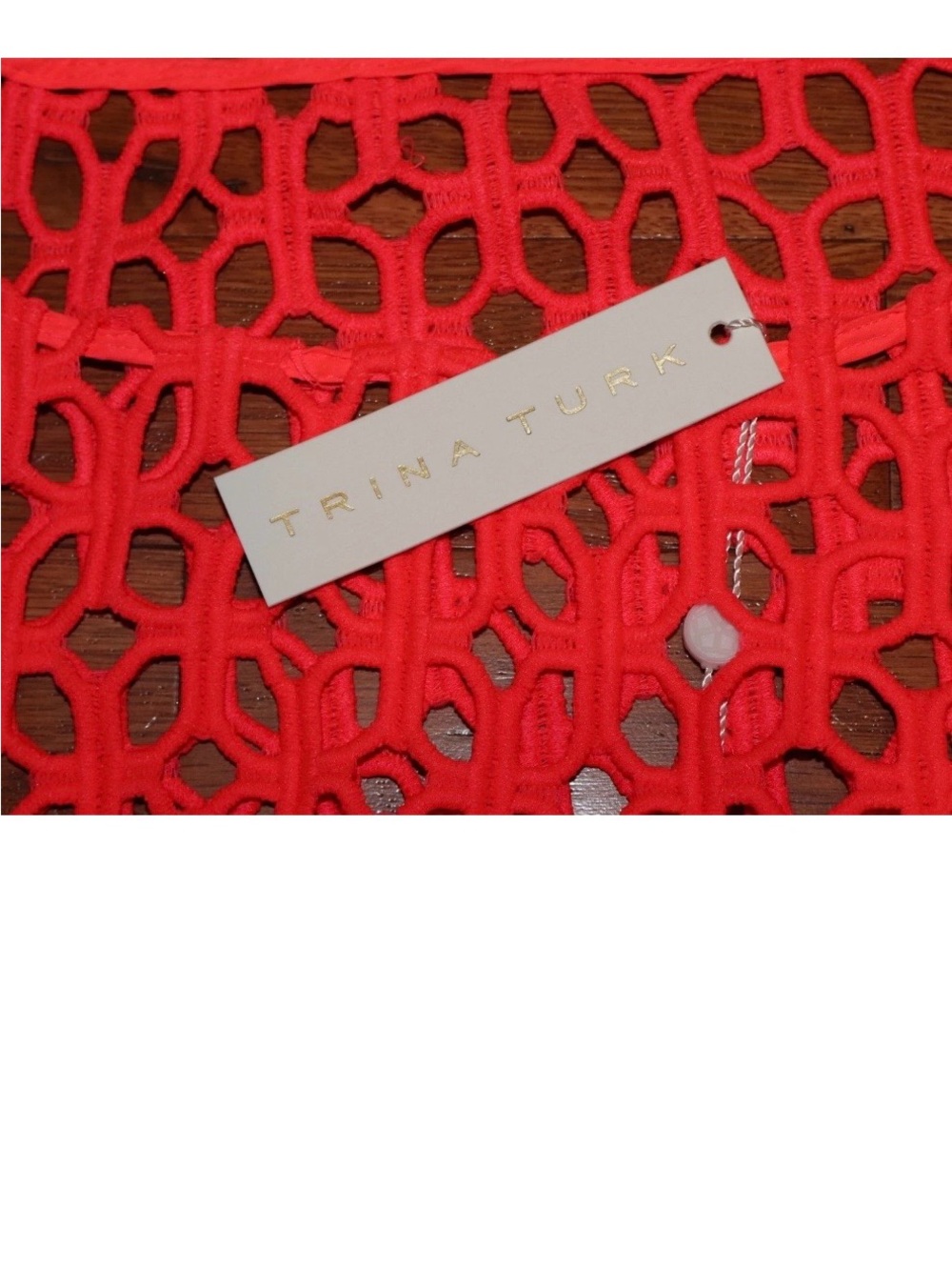 BNWT Trina Turk Sleevelss Cutout Shift Dress Size 8 (Medium) MSRP $278! - Picture 2 of 13